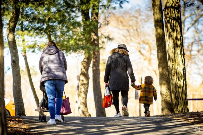 Smithtown residents of Commack enjoy a family day at Hoyt Farm.