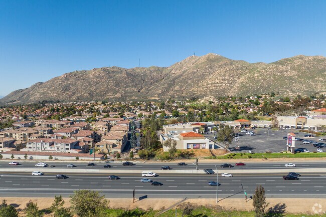 Sunnymeadows is bordered by California State Route 60 on the north side.
