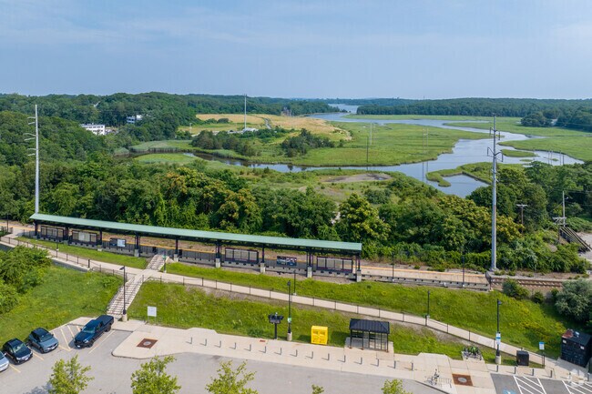 At the East Weymouth MBTA station you can be in the heart of Boston in moments.