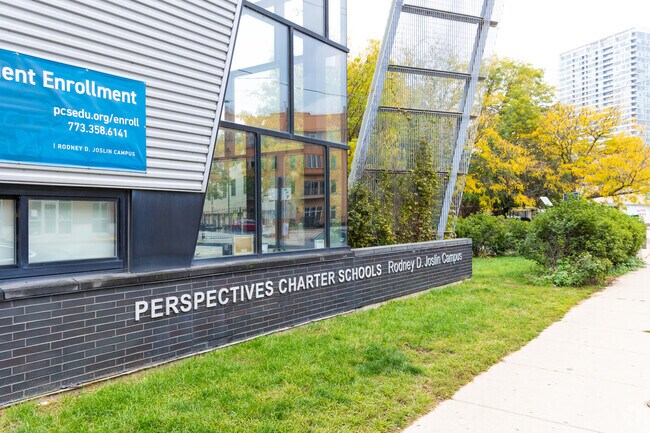 Students begin to visit college campuses as early as 6th grade at Perspectives Charter School.