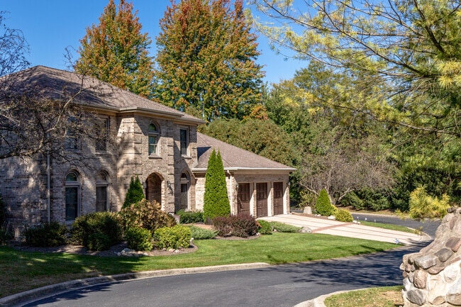 Large brick homes are available in Prestwick.