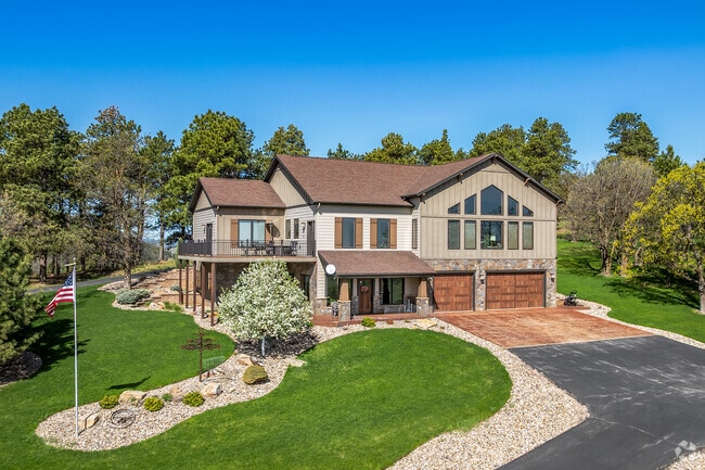 Sections of Spearfish has luxury homes with large lots and views of the city.