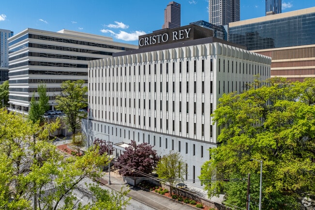 Cristo Rey Atlanta Jesuit High School serves grades 9-12 in downtown Atlanta.
