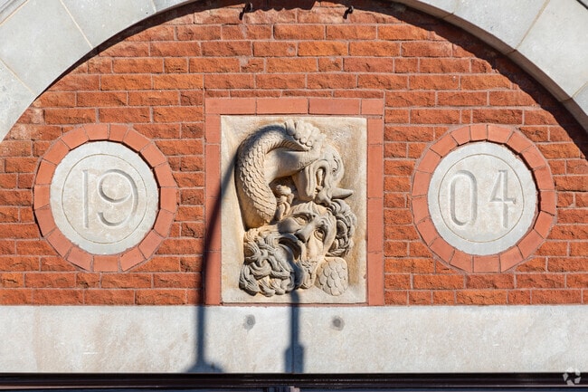 Architecture in downtown Gentry surprises and delights with exquisite details.