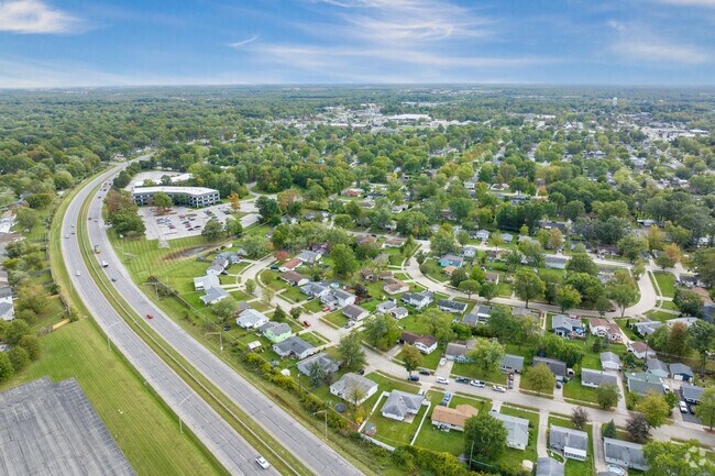 The Hazelwood neighborhood is easily accessible off of Coliseum Boulevard.