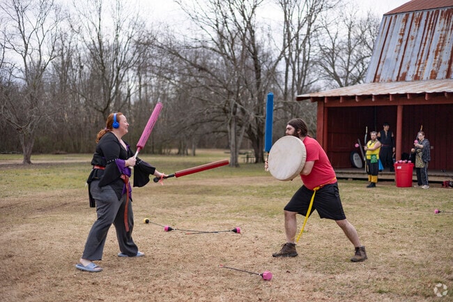Heritage Park offers Hickory Valley residents many activities including LARPing.