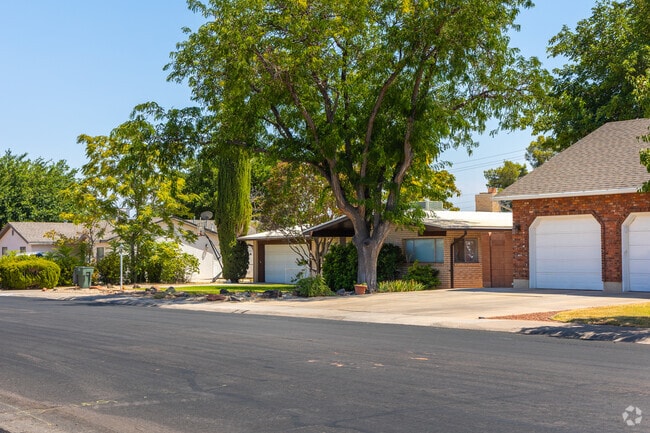 Homes in Santa Clara Heights boast large trees for shaded yards.
