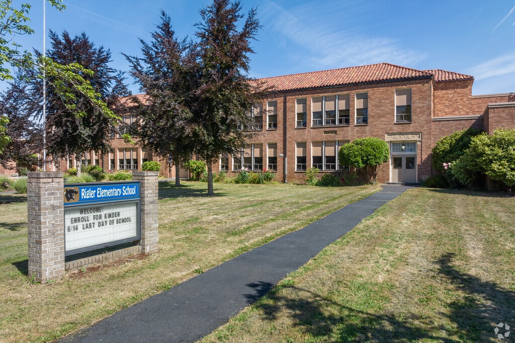 The marque outside of Rigler Elentary School keeps residents up to date on school activities.