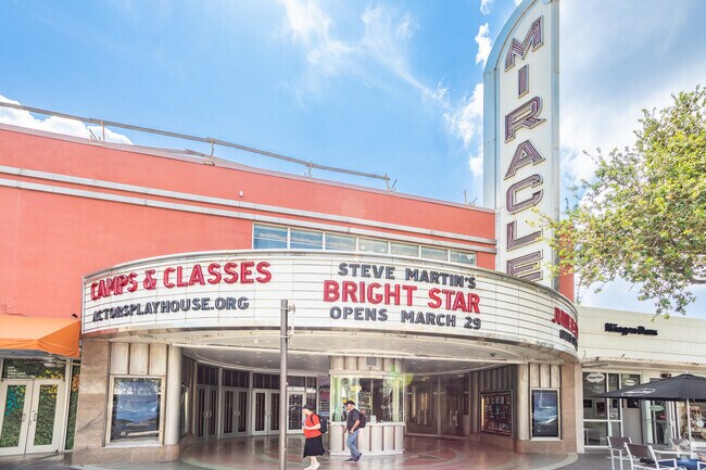 The Actors' Playhouse at the Miracle Theatre in Coral Gables hosts several live shows.