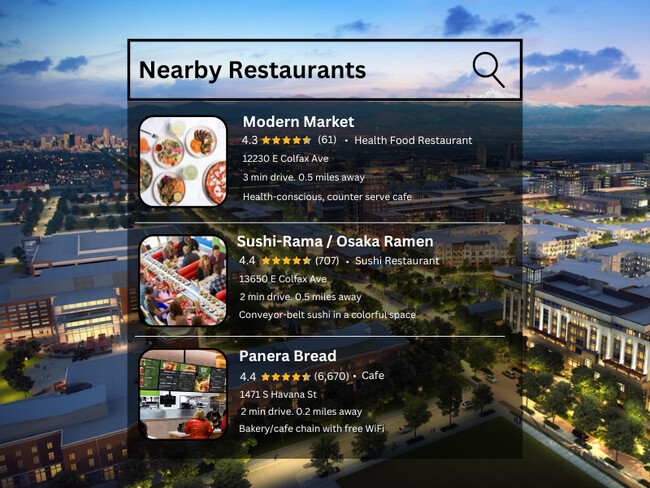 Delectable eats just down the road from our apartment complex!
