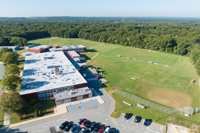 NID 507930 Great Hollow Middle School in Nesconset sits off of Southern Blvd south of Route 347.