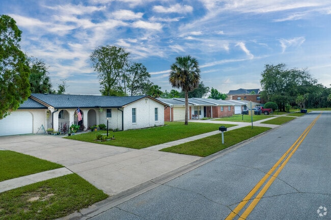 In neighborhood K, well-maintained ranch-style homes reflect pride of ownership.