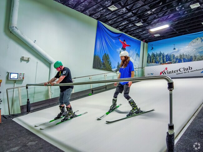 Experience a unique activity by learning to ski at Winterclub Ski and Snowboard.