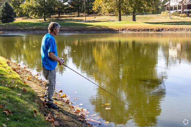 Fishing is a favorite pastime at Miller Park near Sherman.