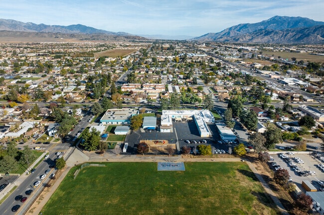 Students love to exercise on the sports fields at Palm Innovation Academy in Beaumont.