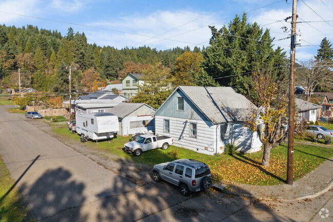 Most lots within Oakridge allow space for parking multiple vehicles, and trailers.