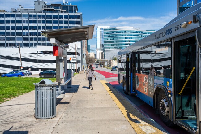 Capital Metro bus stops make Uptown Austin highly accessible.