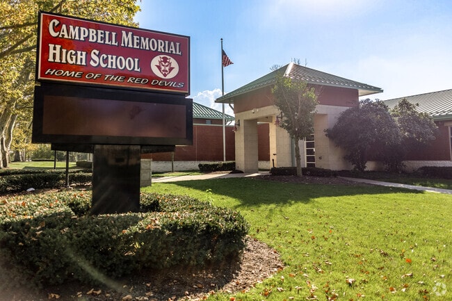 Memorial High School provides education in the neighborhood of 
Campbell.