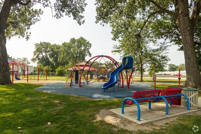 Kids love the playground at Riley Park in East Calumet.