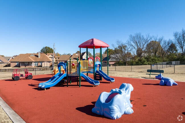 Kids can be kids on the playground at Southwind Elementary School.