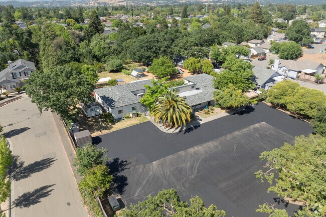 College Oak Montessori School in Santa Rosa has spacious grounds for students.