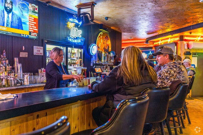Blue Cat Bar & Grill is a popular dining spot in Huntley.