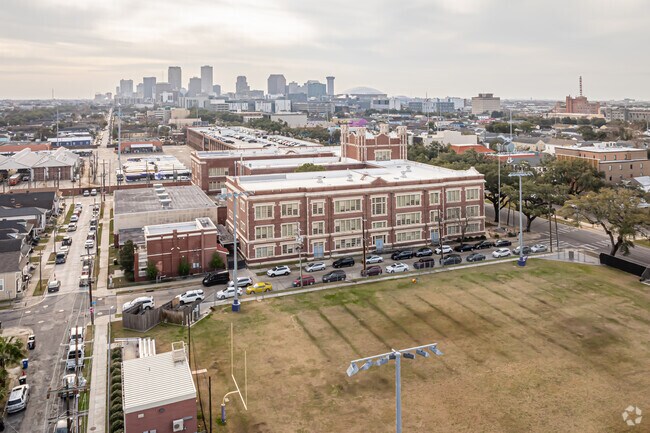 Warren Easton High School is centrally located in Mid City New Orleans.