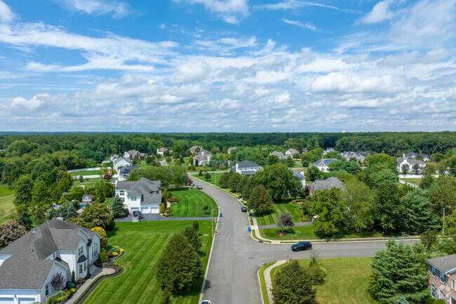 New subdivisions in Jackson feature sidewalks and manicured lawns.