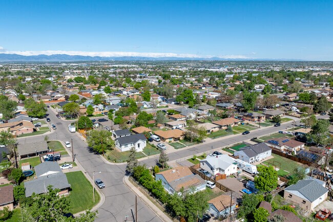 Tichy neighborhood homes feature family-friendly layouts close to schools parks and shopping in Commerce City.