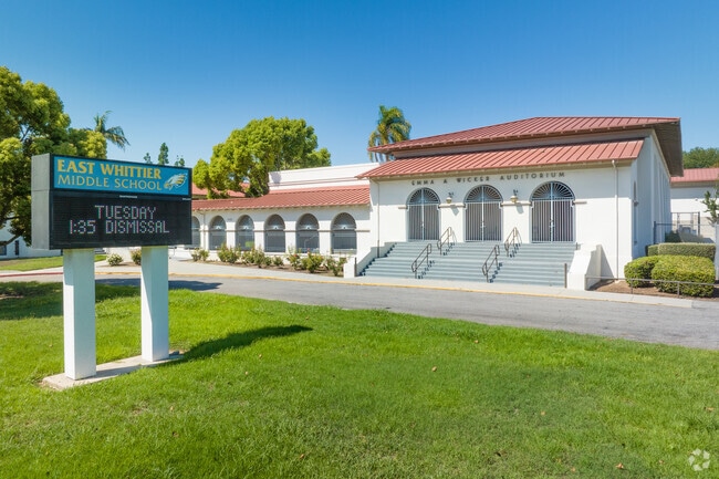 East Whittier Middle School is located in Michigan Park, California.