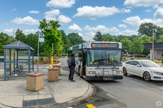 Capitol Drive residents have easy access to the CATS bus system for car free travel.