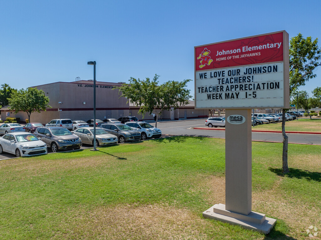 Johnson Elementary School appreciates educators and students alike.