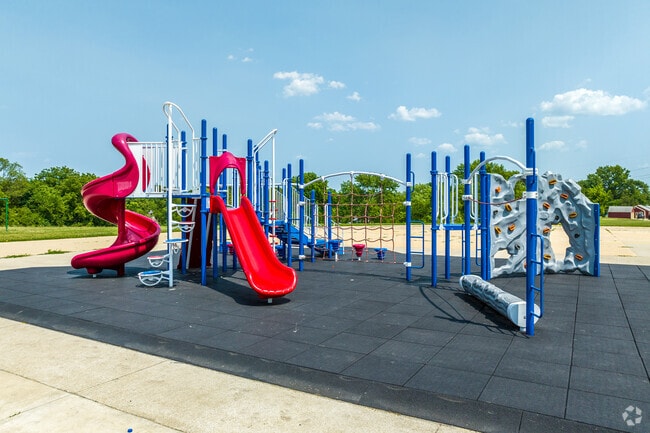 Jackson Elementary School's playground sees plenty of action during recess.