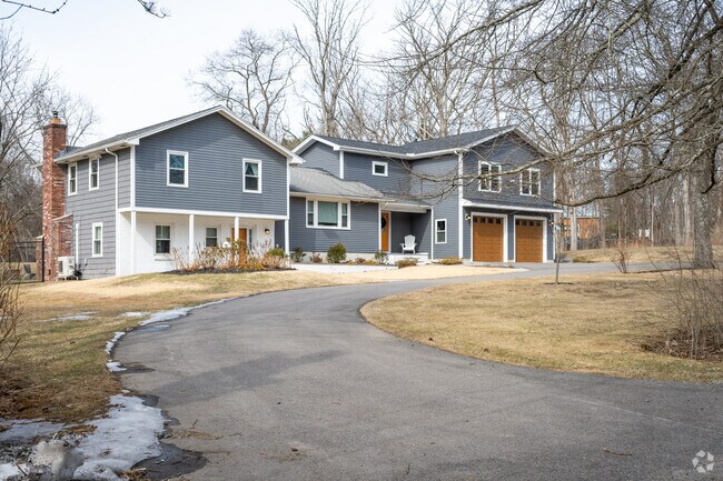 In West Wrentham, spacious contemporary homes with large yards offer an ideal setting for families.