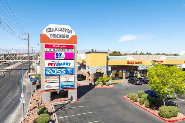 Charleston Commons is the spot to shop food, groceries, and other daily needs in East Las Vegas.