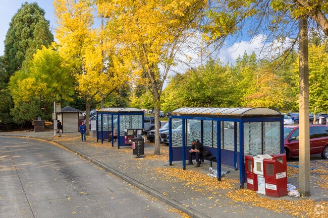 Downtown Redmond's public transportation makes getting around a breeze.