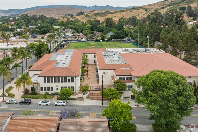 Mission College Preparatory Catholic High School offers a beautiful view of the foothills.