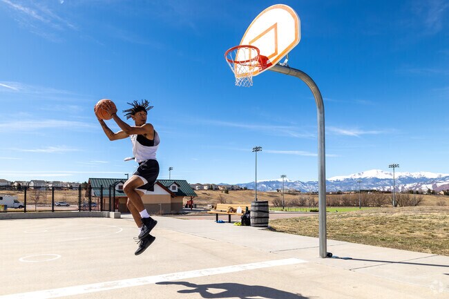 Play some basketball on the courts at the John Venezia Community Park.
