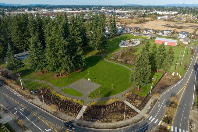 Nikkei Park is nearby park with picnic tables, fields and playgrounds.