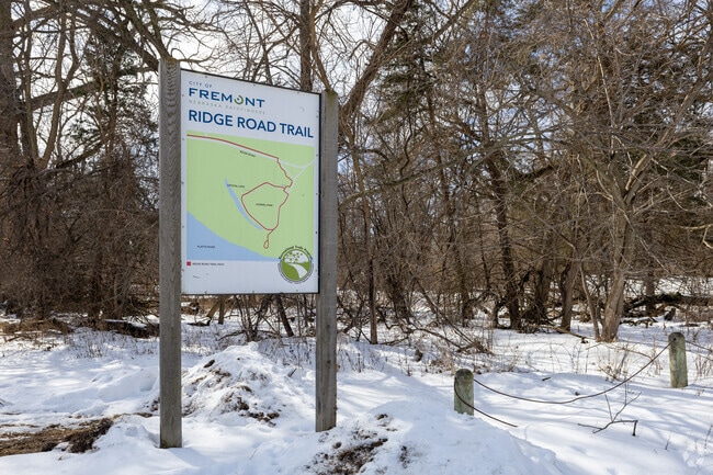 The Ridge Road Trail begins at Hormel Park.