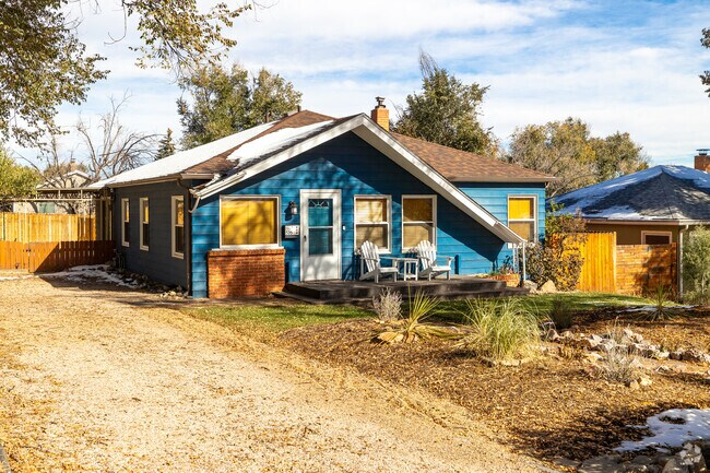 Smaller homes with RV parking are in The Mesa neighborhood.