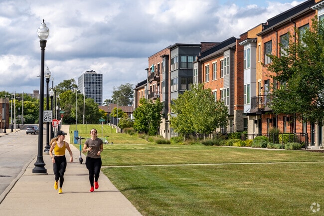 Rivertown offers plenty of paths to walk, jog, and bike.