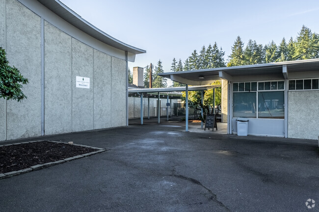 Cypress Adventist School entrance.
