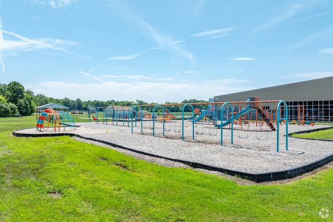 Carmel Elementary School has a brand new playground area for students in Clarksville.