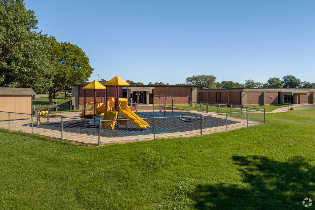 Kids can enjoy the playground at Kensler Elementary School.