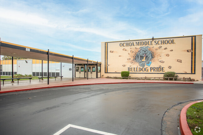 There are about 460 students enrolled at Anthony W Ochoa Middle School in Hayward.