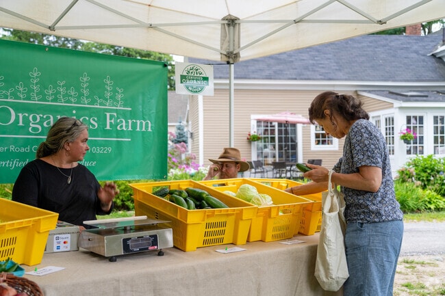 The Henniker Community Market happens every Thursday, rain or shine, from 4pm-7pm.