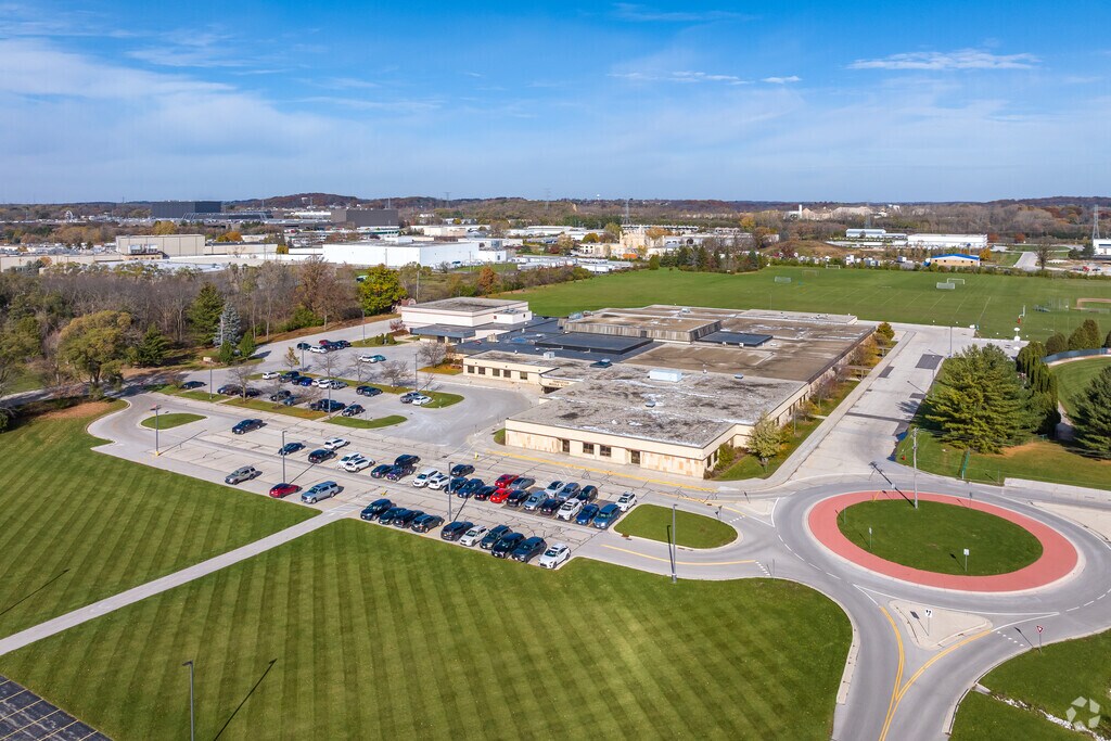 An aerial of Templeton Middle School.