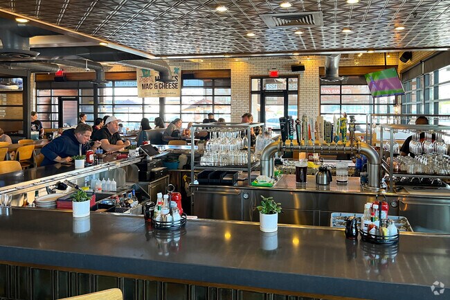 Watch the game at the bar at Mama's in Los Alamitos.