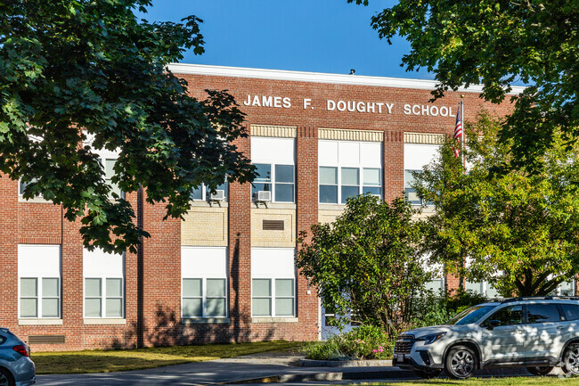 James F. Doughty School serves area students in grades 6-8.